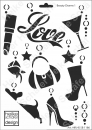 Schablone-Stencil A4 120-1186 Beauty Charms